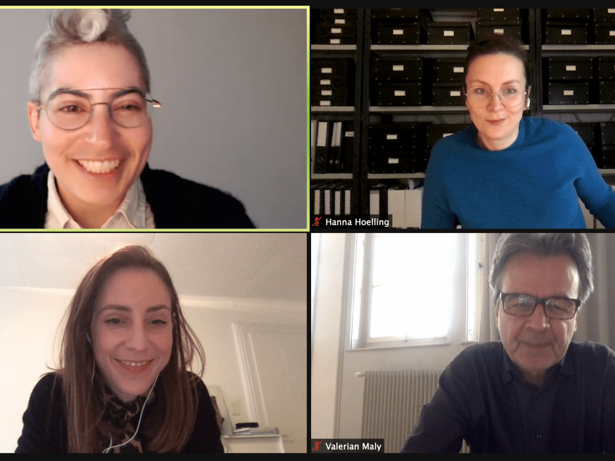 Hello, we are “Performance: Conservation, Materiality, Knowledge”