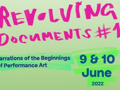 Performance: Conservation, Materiality, Knowledge at symposium “Revolving Documents #1,” June&nbsp;9-10