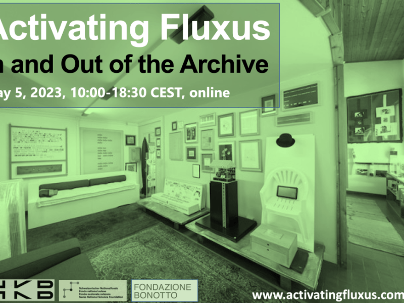 Event: Activating Fluxus: In and Out of the&nbsp;Archive